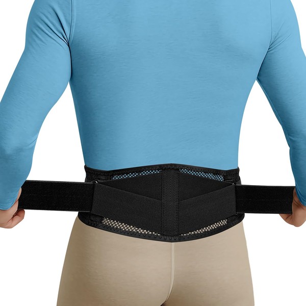 Thin & Lightweight Back Brace for Lower Back Pain Relief