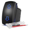 Nilight Arrows Motor Polarity Reverse Momentary Rocker Switch DPDT 20A