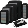 BAGAIL 4 Set/6 Set/8 Set Compression Packing Cubes Travel Accessories