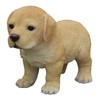 Hi-Line Gift Standing Yellow Labrador Puppy Statue
