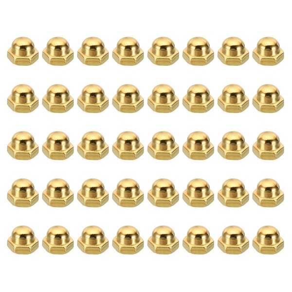 PATIKIL M8x1.25 Acorn Hex Bolt Covers, 40 Pcs Dome Head