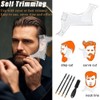 Barber Pencil Set, Precision Hairline Shaping Pencils Ruler Comb Magic