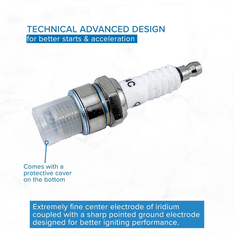 AlveyTech Z4C Spark Plug for 80cc 2-Stroke Bicycle Engine Kits
