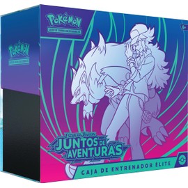 Pokémon Elite Scarlet and Purple Trainer Box - JCC Pokémon Adventure Games (1 Card with Extended Illustration, 9 Booster Packs and Premium Accessories)