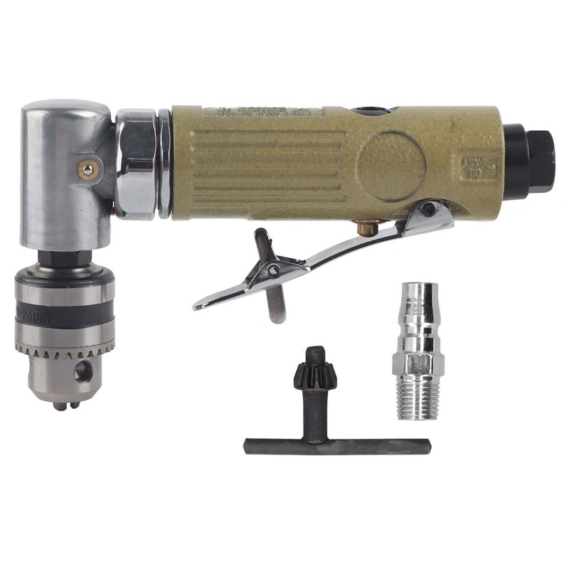 90 Degrees Elbow Air Drill Pneumatic Powerful Angle Drilling Machine