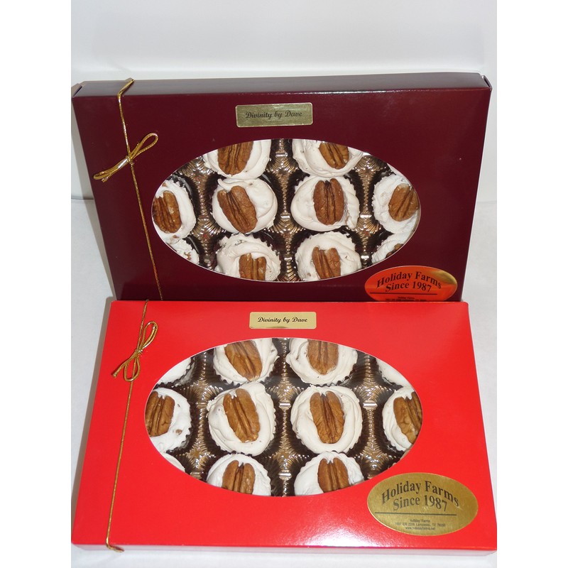 12 Piece Divinity Gift Box (With Pecans) Old Fashioned Divinity,