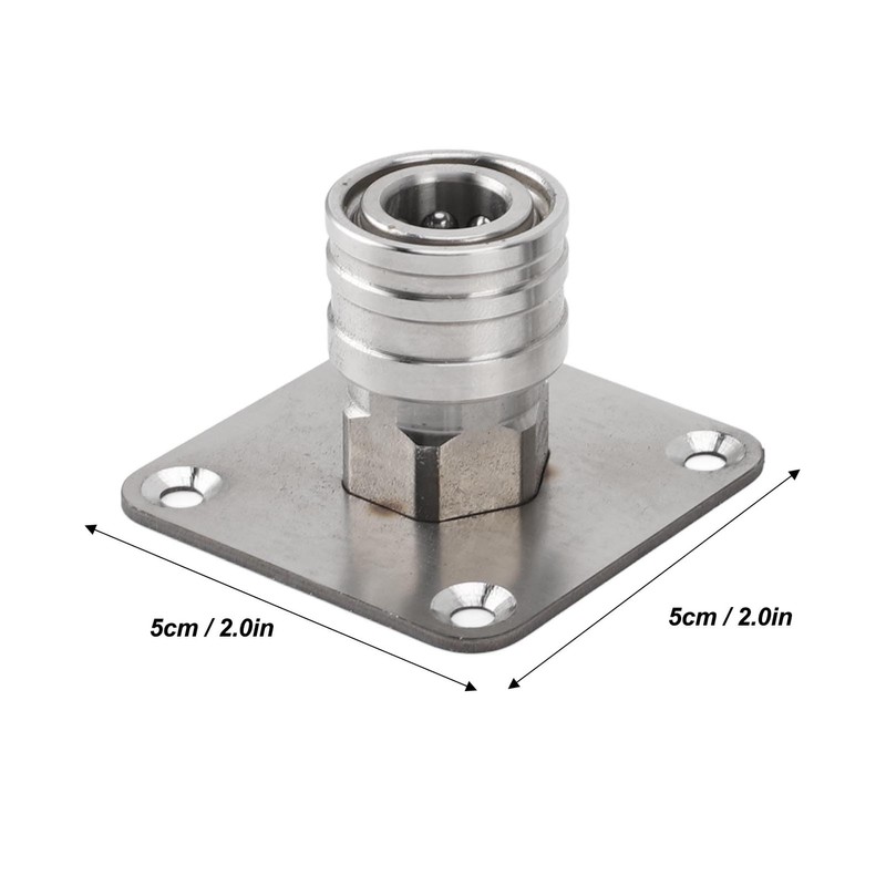 Pressure Washer Foam Cannon Holder Stainless Steel Wall Mount Organizer