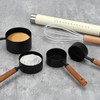 Black Measuring Cups and Spoons Set, Measuring Spoons and Measuring
