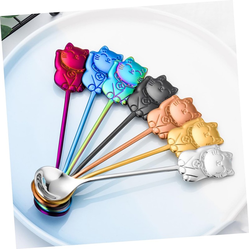 UPKOCH 304 Metal Spice Spoons, Honey Spoons, Coffee Mixer, Coffee