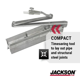 Jackson Safety #1 Contour Pipe Marker, Curv-O-Mark Welding & Pipefitting Layout Tools, J1874, Pack of 1
