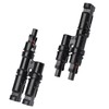 Taefuwr 1 Pair Solar Branch Connectors Y Connector, for Parallel