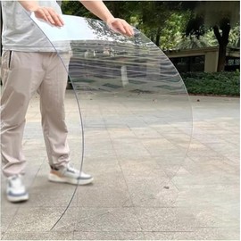 GHTCLDF Clear Polycarbonate Sheet Roof Panels 1.97x6.56ft, Acrylic Plastic Sheet for Greenhouses,Sheds,Carports,Huts,Kennels,Easy to Cut