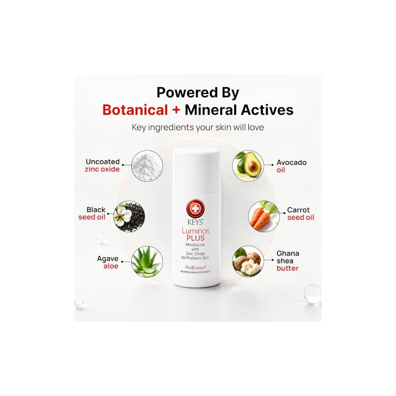 Keys Luminos PLUS with Zinc Oxide- Natural Sun Protection Lotion,
