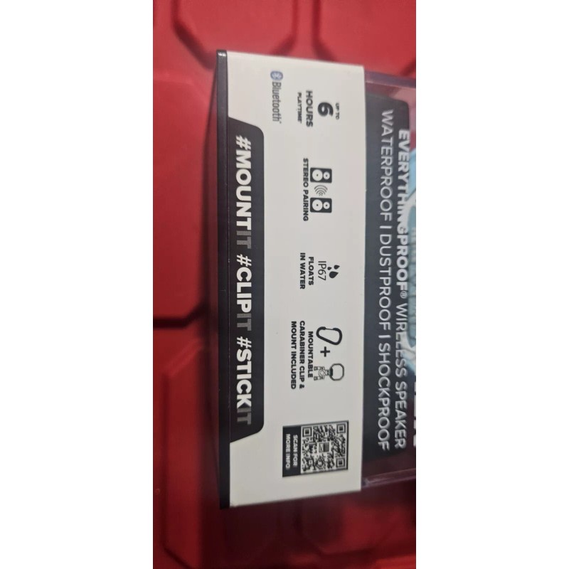 Altec Lansing HYDRATREK 2.0 Bluetooth Speaker Wireless Waterproof Floats Blue