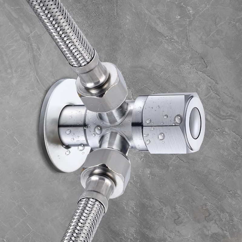 1 x angle valve, 1/2 inch, universal angle valve with