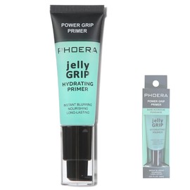 Power Grip Primer, Sticky Gel Based & Hydrating Face Primer for Smoothing Skin & Gripping Makeup, Moisturises and Primes, Brightens and Evens Skin Tone, Clear for all Skin Tones, 24ml (Green, 24ml)