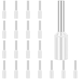 Hanibos Wire End Ferrules 0.5 mm², Set of 100 Cable End Ferrules Insulated Wire Ferrules for Wire Connection (0.5 mm² x 8 mm)
