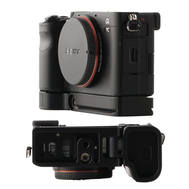 WEPOTO Hand Grip Metal R-A7C for Sony Alpha 7C A7C