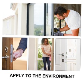 SHINEOFI 1Pc Spring Barn Door Stopper Sliding Door Stop for Tops Track Durable Construction Modern Style Reliable Floor Guide for Indoor Outdoor Use