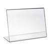 HMF 46931 Acrylic Table Stand Oblique DIN A6 Landscape Format