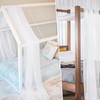 NICETOWN Kids Bed Canopy for Nursery - Decorative Soft Voile