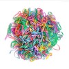 FEIFEI’S BOW 500 Pieces Multi Colour White Poly Rubber Bands