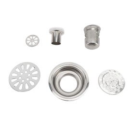Floor Drain 3.5 Inch Stainless Steel Odor Resistant Deep Water Sealing Round Shower Drain Kit for Kitchen Bathroom Balcony