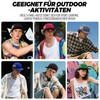 CLAPE 5 Panel Cap Men Women Short Peak Baseball Cap