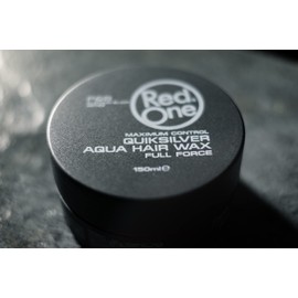 RedOne Hair Styling Aqua Wax Grey 150 ml | Firm Hold | Hair Gel Wax | Ultra Hold | Men & Women Hair Wax | Currant Scent | Maximum Control