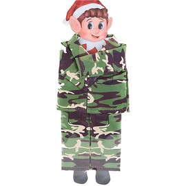 Quickdraw Naughty Christmas Elf Costumes and Clothes for Cheeky Badly Behaved Elves (Army Outfit)