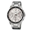 Casio #MTP1374D-7AV Men's Standard Metal Band Multi-Function Silver Dial Watch