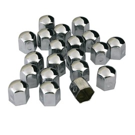 Pilot LA_02239 Wheel Nut Cover Chrome-Plated for 19 mm Diameter Nuts