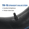 GICOOL 5.00/5.50/5.90/6.00-16 Butyl Inner Tubes, 2 Pack with TR15 Valve