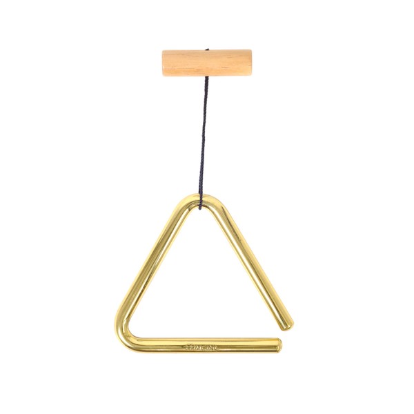 Meinl Percussion Brass Triangle Instrument - Small Sound Triangle with