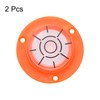 sourcing map 2pcs High Precision Horizontal Bubble Level 49x16.5mm Round