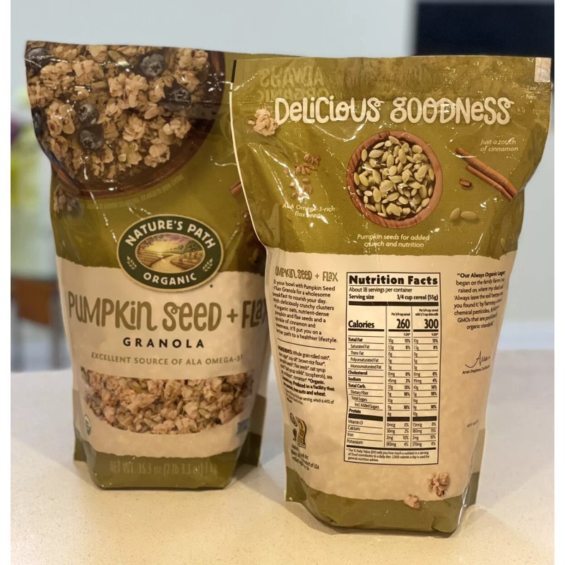 Nature's Path 2 Packs Nature's Path Organic Pumpkin Seed +