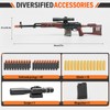 Toy Sniper Rifle Gun with Shell Ejecting Mechanism, Soft Bullet