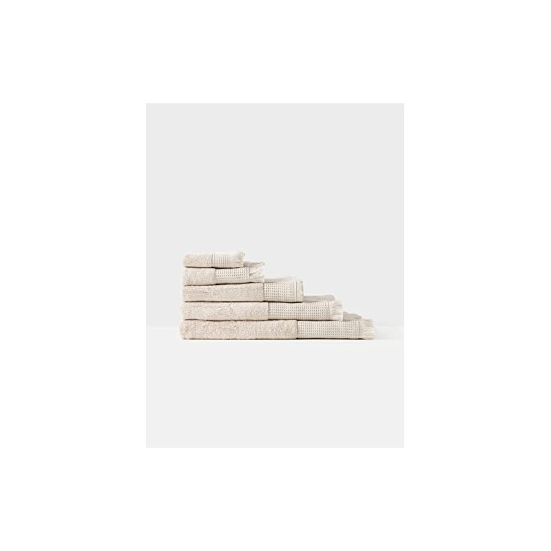 Linen House Aria Cotton/Bamboo Sand Hand Towel - 550 GSM