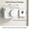 Bekecidi Retractable Clothesline, 14.04 Ft Clothes line Outdoors, Heavy Duty