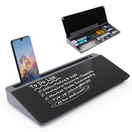 TSJ OFFICE Desktop Whiteboard Dry-Erase-Board - Computer Keyboard Stand White Board Surface Pad with Drawer, Desk Organizers with Accessories for Office, Home, School Supplies
