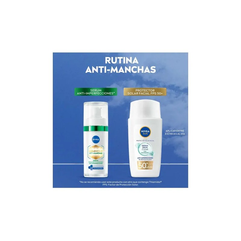 Nivea Luminous 630 Sérum Facial Anti-Manchas e Imperfecciones, 30 ml