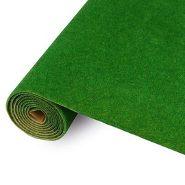 CP137 Artificial Model Grass Mat Trains Green 40x100cm or 15.7'' x 39'' for Decoration Craft Scenery Model DIY