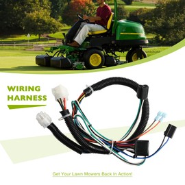 Dash Wiring Harness, Compatible with Husky Husqvarna Craftsman Paulan Pro Jonsered AYP Sears Electrolux Yazooks, Replace 581023101 Lawn Tractors Riding Mowers Lawnmowers Rear Battery Wire Harness