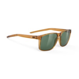 [RUDYPROJECT] OVERLAP Sunglasses Overlapping Crystal Butterscotch Gloss Frame Green Lens SP770183-0000 58mm