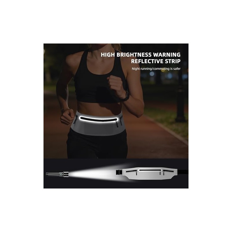 Cinturón de correr para hombres y mujeres, cinturón de correr