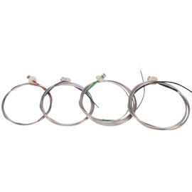 KJKVIVH 4Pcs/Set Upright Bass Strings Double Bass Strings 4/4 3/4 1/2 1/4 1/8 Size 1Th 2Rd 3Nd 4St Contrabass Strings