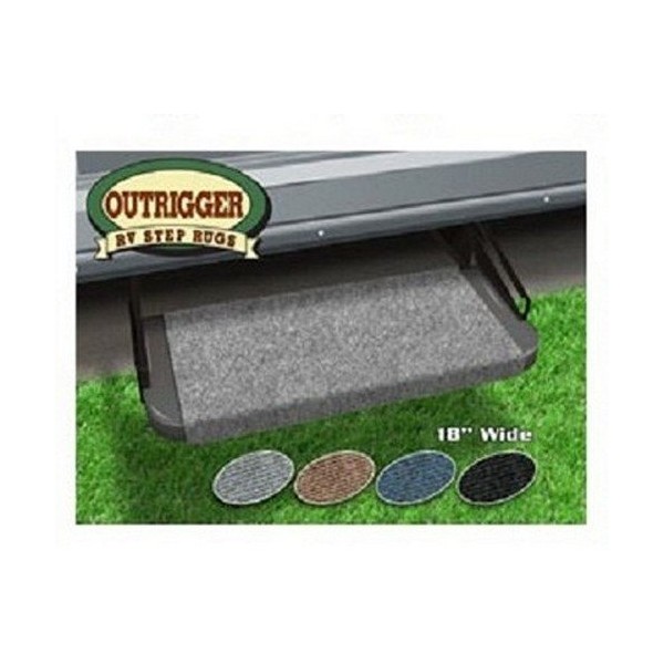 Prest-O-Fit 2-0313 RV Trailer Camper Outrigger Step Rug Castle Gray