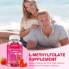 HUUAYAO L-Methylfolate 15 mg Gummies, Methylfolate Supplement, Folate 5-MTHF Supplement
