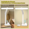 MAYTHANK Cordless Desk Table Lamp Reading Light Rechargeable Battery 4000mah,