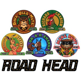 The Candle Daddy Road Head Car Air Freshener - Variety 5-Pack from (Bofa Deez Nutz, Big Booty Judy, Mike Hunt, More!)